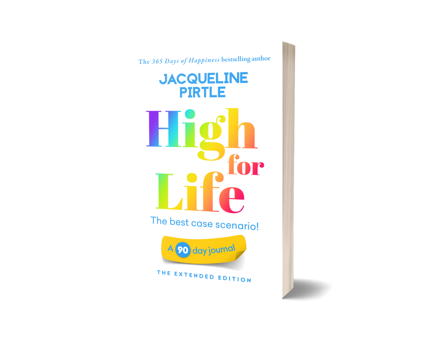 Close-up of the journal’s textured cover with embossed title and vibrant teal color; showing detailed surface and lettering