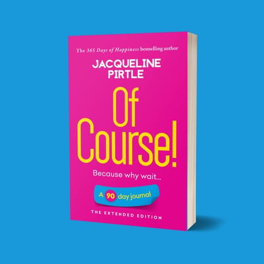 FreakyHealer Store Of Course – Because Why Wait! 90-Day Journal Workbook, extended edition with spiral binding, floral cover