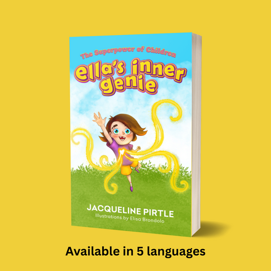 Ella’s Inner Genie picture book with colorful illustrations and textured paperback cover by FreakyHealer Store