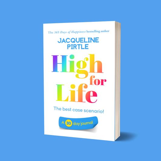 FreakyHealer Store High-for-life 30-Day Journal Workbook with spiral binding, soft matte paperback cover, teal color, 120