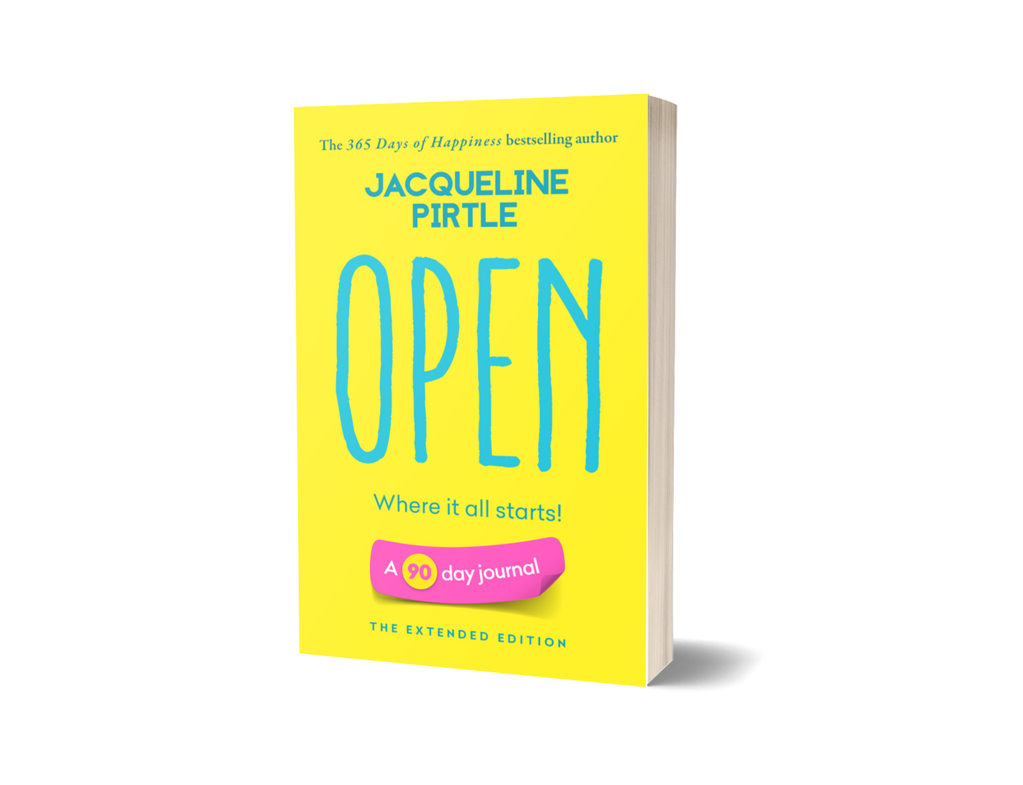 Close-up of the journal's textured cover with embossed title and subtle gold foil accents along the edge.