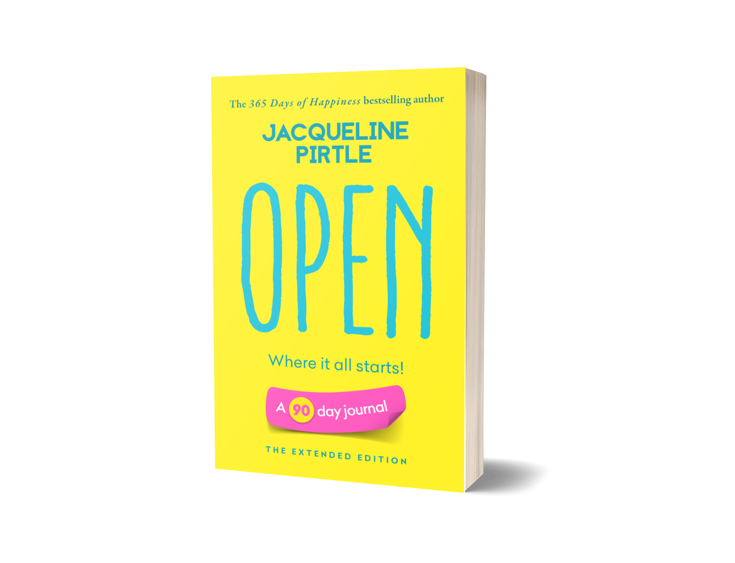 Close-up of the journal's textured cover with embossed title and subtle gold foil accents along the edge.