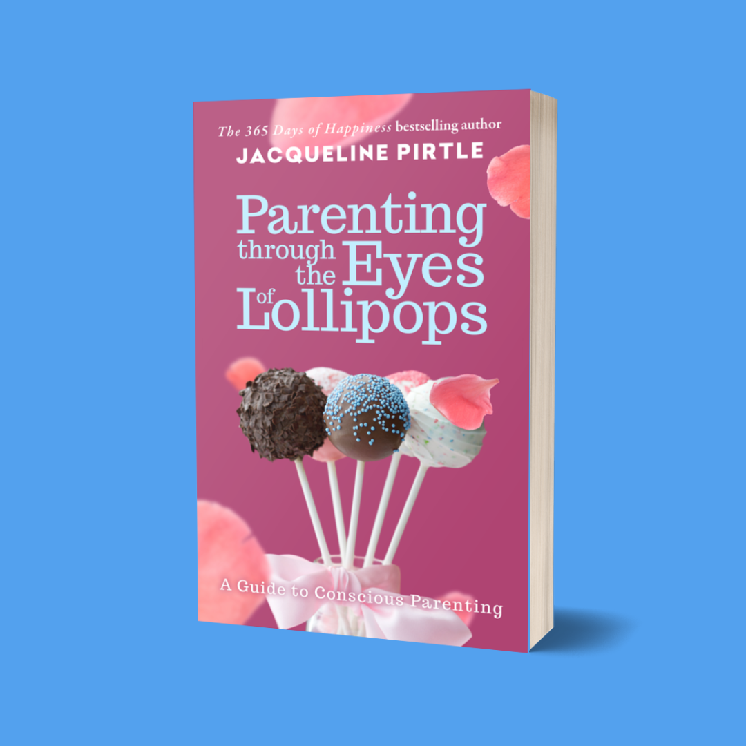 Parenting Through the Eyes of Lollipops paperback book with colorful illustrated cover from FreakyHealer Store
