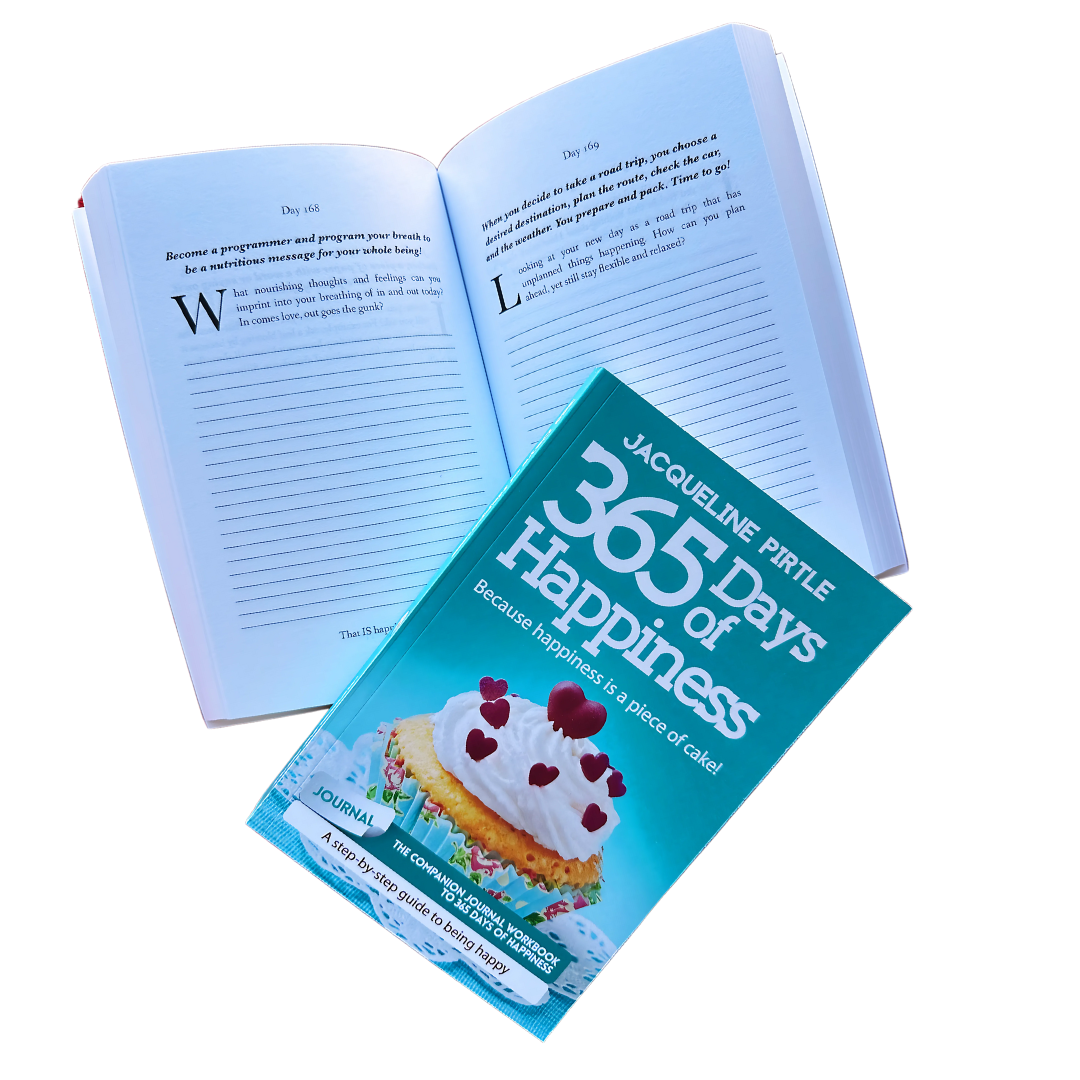 Close-up of the bundle’s textured fabric cover with embossed title and visible stitching along the edges of the "365 Days of