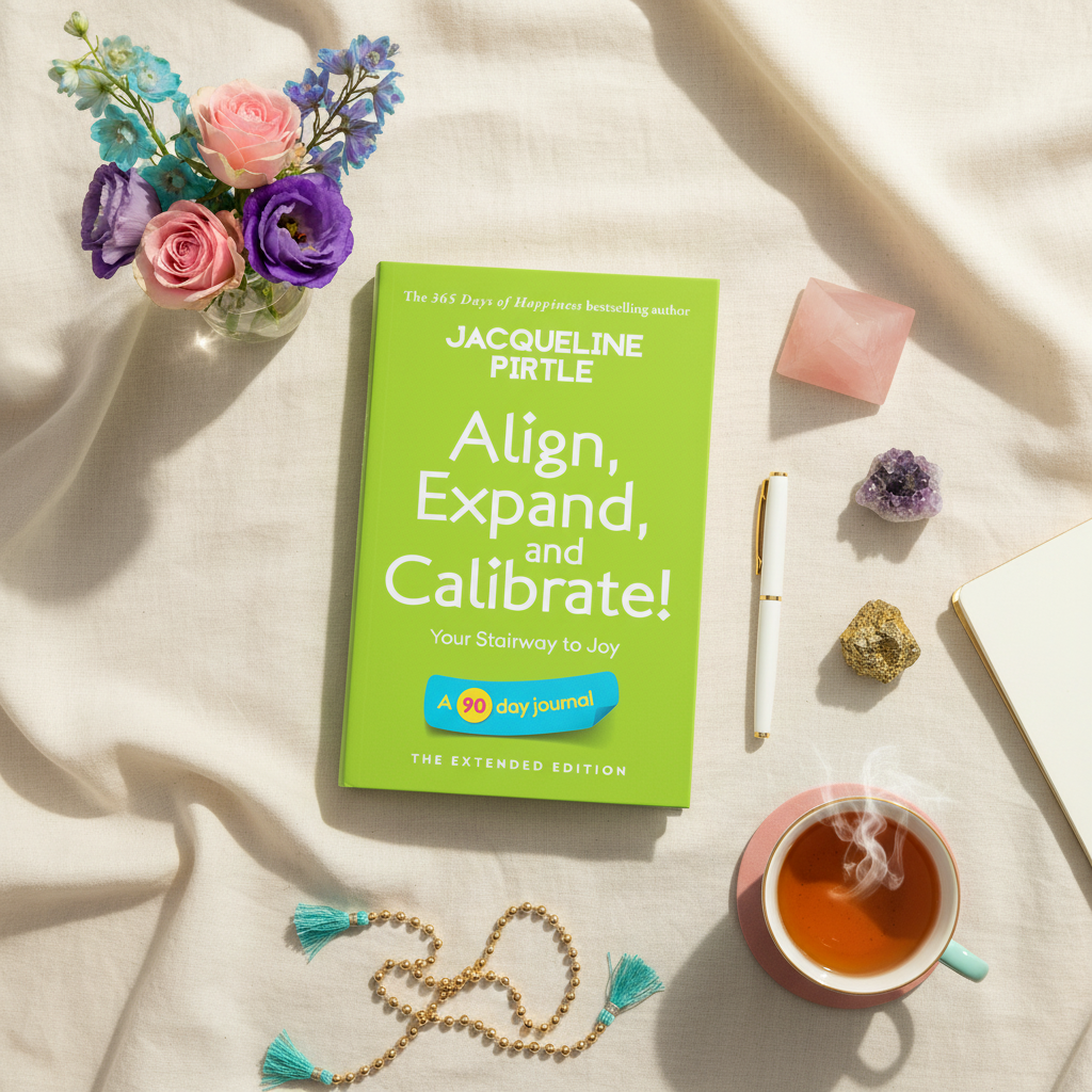 Align, Expand, and Calibrate 90-day journal workbook in paperback with teal cover, textured surface, and bold black title