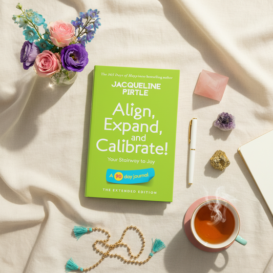 Align, Expand, and Calibrate 90-day journal workbook in paperback with teal cover, textured surface, and bold black title