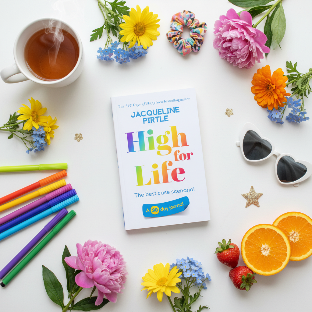 High for Life Journal Lifestyle Flat Lay