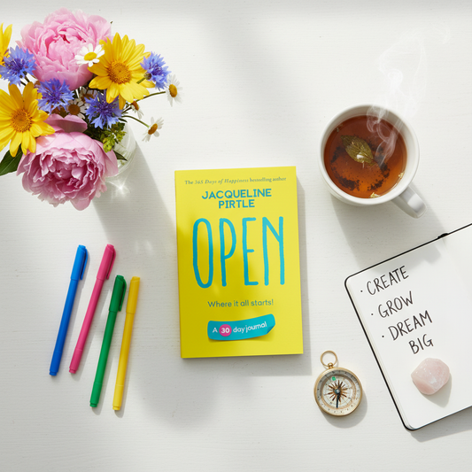 OPEN Journal Lifestyle Flat Lay