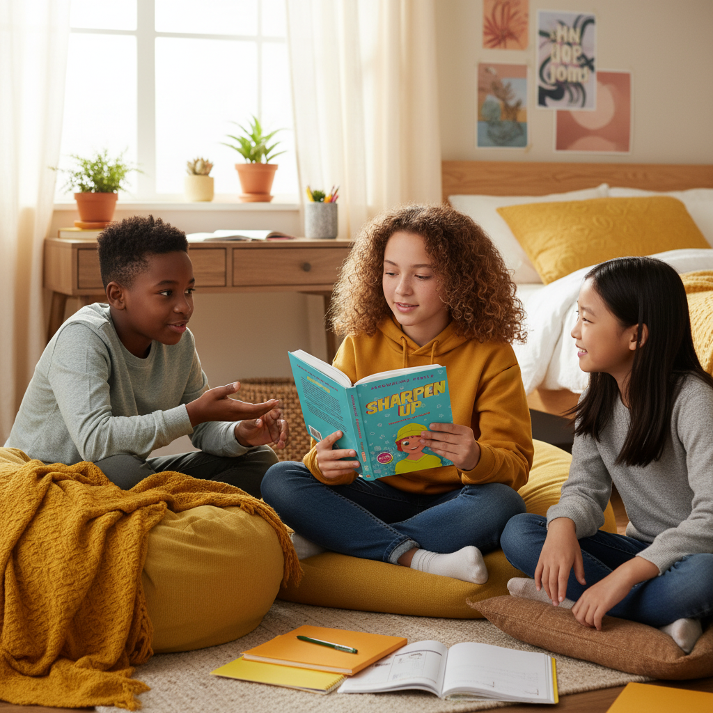 Tweens with Sharpen Up - front cover visible